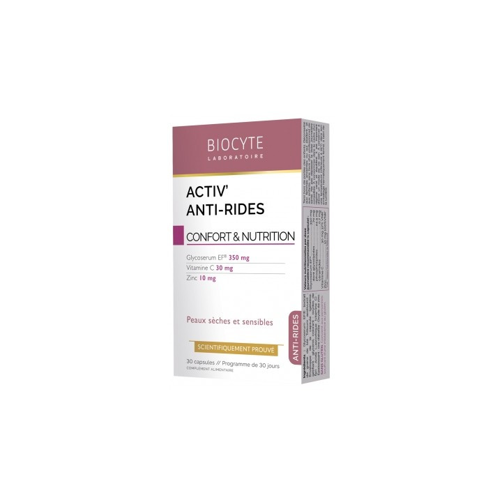 Biocyte Activ' Anti-Rides - Complément alimentaire anti-âge