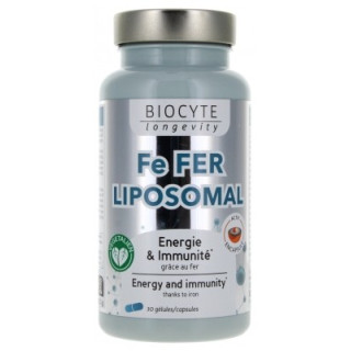 Biocyte Longevity Fe Fer Liposomal - Complément alimentaire contre la fatigue