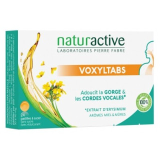 Pastilles gorge Naturactive Voxyltabs
