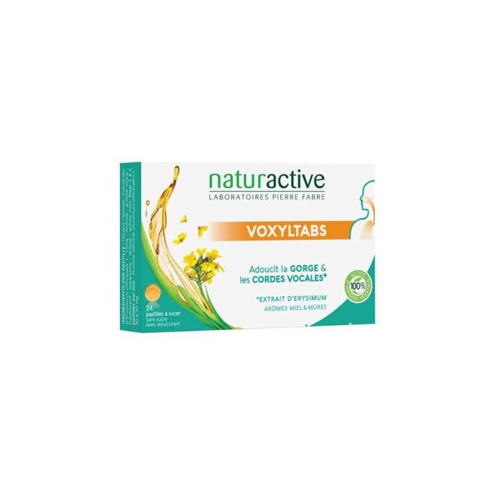 Pastilles gorge Naturactive Voxyltabs
