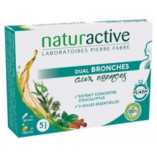 Naturactive Dual Bronches aux Essences - Complément Alimentaire Respiratoire