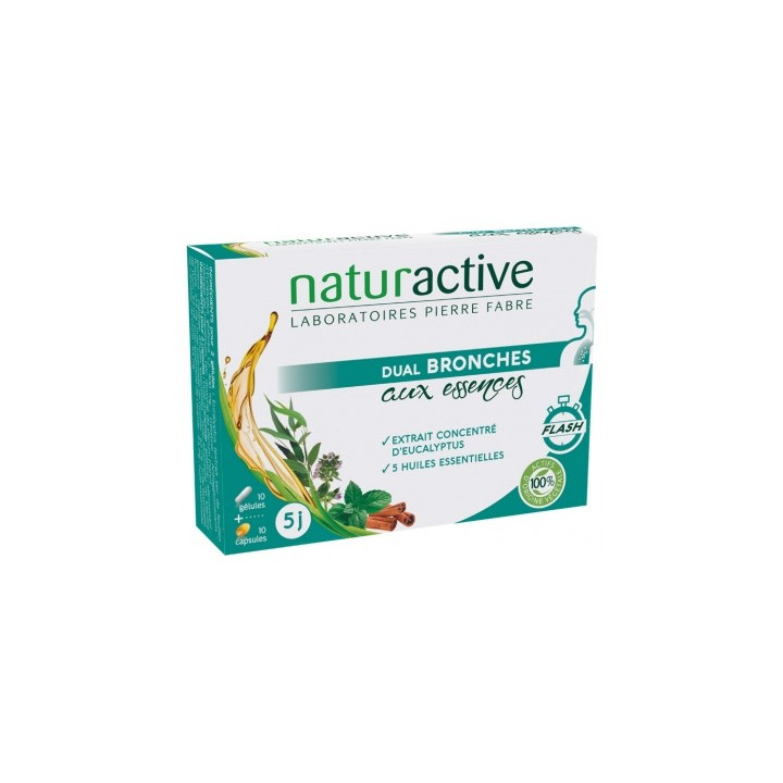 Naturactive Dual Bronches aux Essences - Complément Alimentaire Respiratoire
