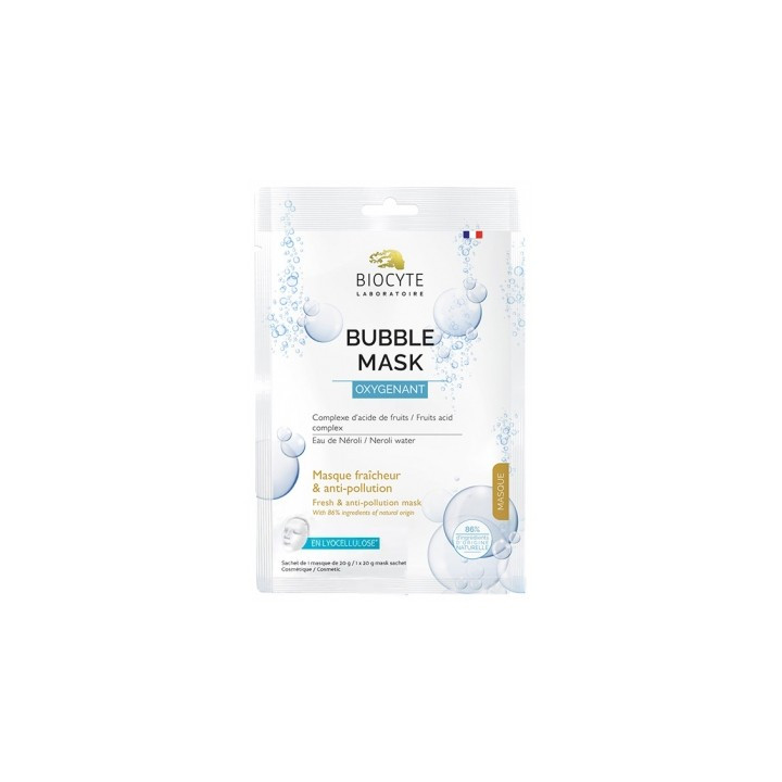 Masque visage oxygénant Biocyte Bubble Mask