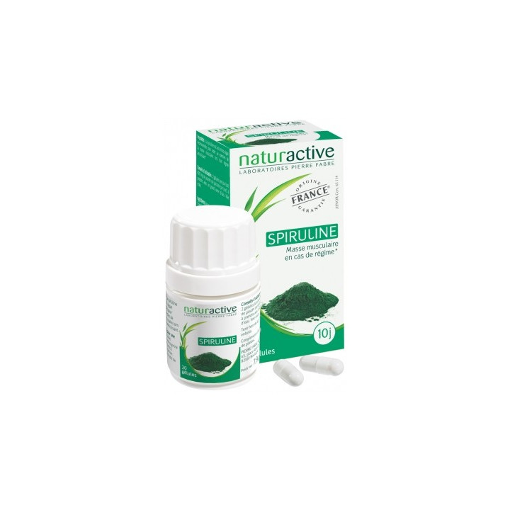 Naturactive Spiruline - Complément alimentaire pour la masse musculaire