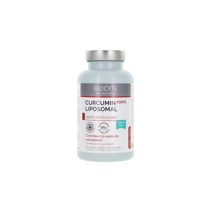 Curcuma pour la santé articulaire - Biocyte Longevity Curcumin Forte x185