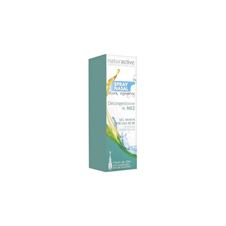 Spray Nasal Naturactive 20 ml - Décongestionnant naturel