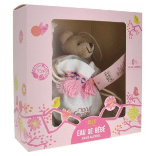 Eau de Bébé Fille Nature & Senteurs 50ml + Doudou