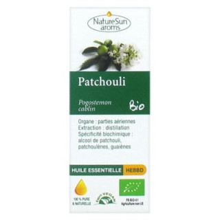 Huile Essentielle de Patchouli Bio 10 ml