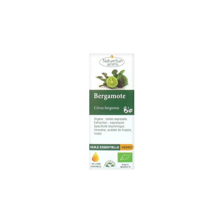 Huile Essentielle Bergamote Bio 10 ml