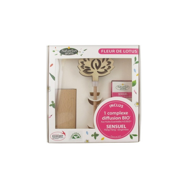 Coffret NatureSun Aroms Fleur de Lotus - Diffuseur par capillarité