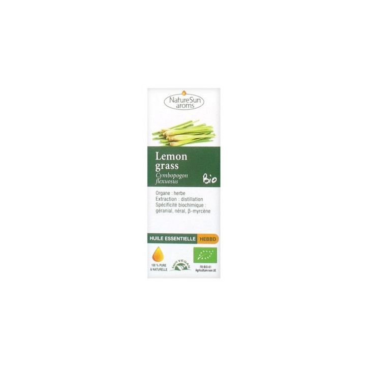 Huile Essentielle Lemongrass Bio 10ml
