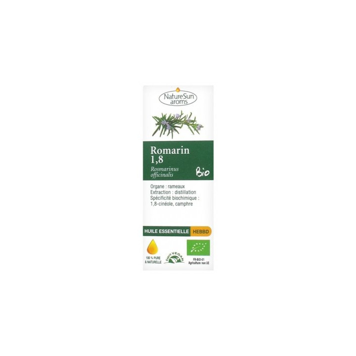 Huile essentielle de Romarin 1,8 bio - NatureSun Aroms