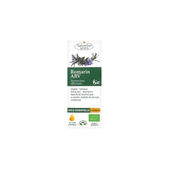Huile essentielle de romarin bio - NatureSun Aroms