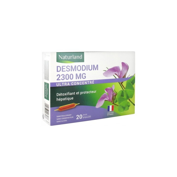 Naturland Desmodium 2300 mg - Complément alimentaire pour le foie