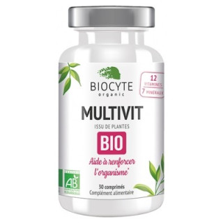 Biocyte Multivit Bio - Complément Alimentaire Bio