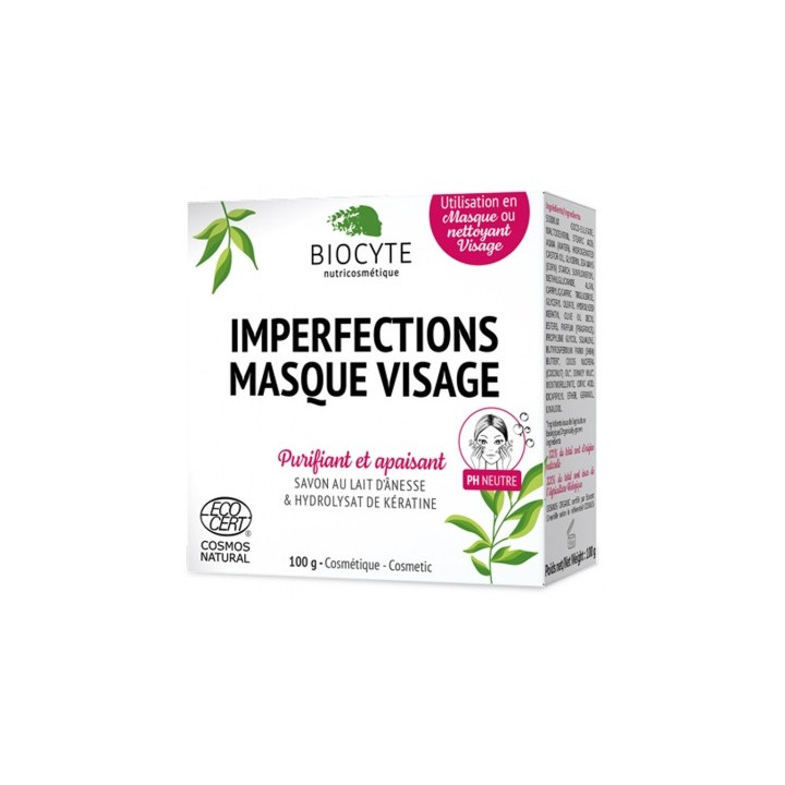 Biocyte Imperfections Masque Visage Savon