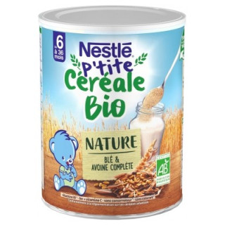 Céréales bio pour bébés Nestlé Naturnes Bio