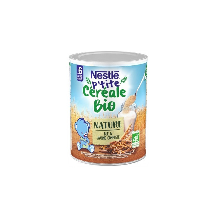 Céréales bio pour bébés Nestlé Naturnes Bio