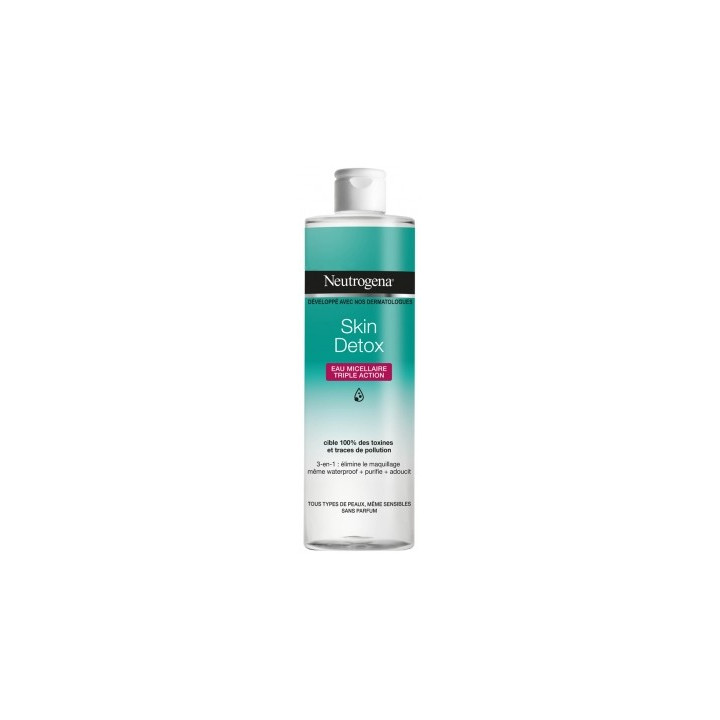 Eau micellaire Neutrogena Skin Detox pour peau nette