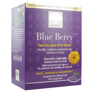 New Nordic Blue Berry - Complément alimentaire pour la vision