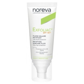 Noreva Exfoliac Fluide Solaire Matifiant SPF50+