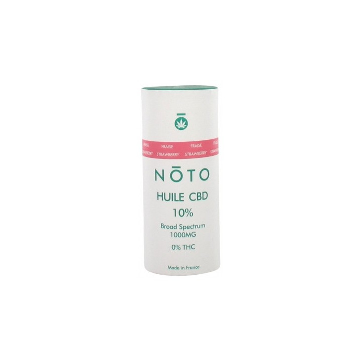 Huile de CBD 10% Fraise Noto - Complément alimentaire naturel