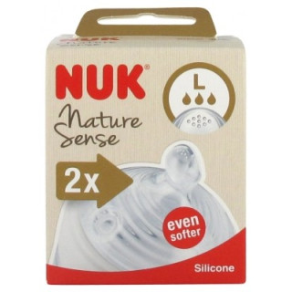 Tétines NUK Nature Sense 2 en silicone