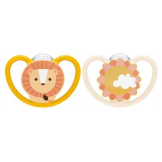 Sucettes NUK Space 2 en silicone 6-18 mois