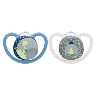 Sucettes NUK Space Night 0-6 mois