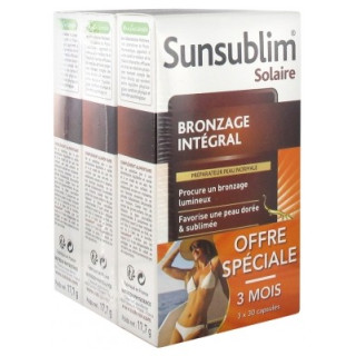 Nutreov Sunsublim Bronzage Intégral - Complément alimentaire pour un bronzage uniforme