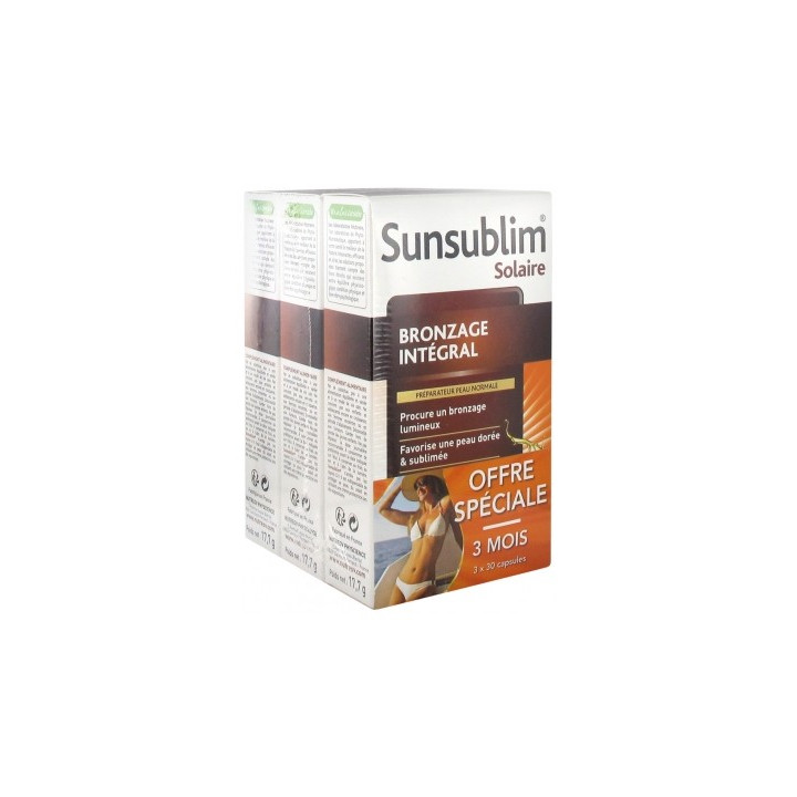 Nutreov Sunsublim Bronzage Intégral - Complément alimentaire pour un bronzage uniforme