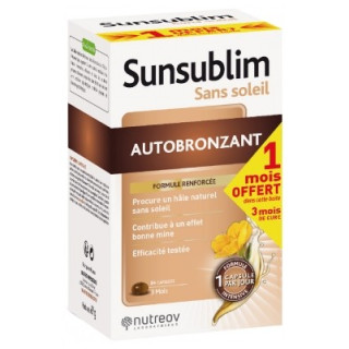 Nutreov Sunsublim Autobronzant - Hâle doré toute l'année