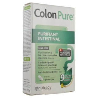 Nutreov Colon Pure - Complément Alimentaire pour un Côlon Sain
