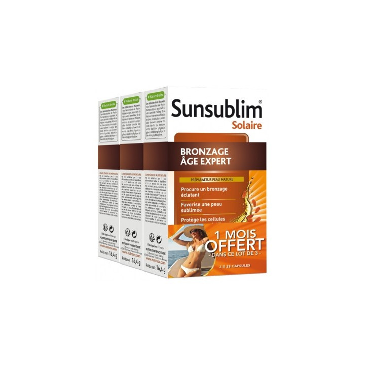 Nutreov Sunsublim Bronzage Âge Expert