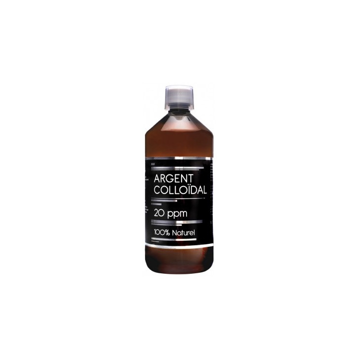 Argent Colloïdal 20 ppm - Solution Naturelle pour la Peau
