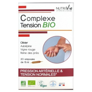 Nutrivie Complexe Tension Bio - Complément alimentaire pour la tension artérielle