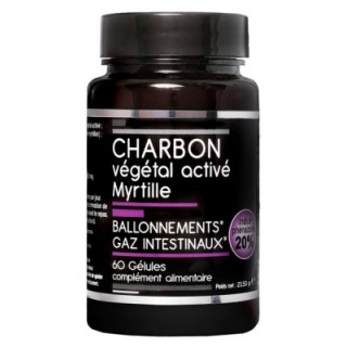Nutrivie Charbon Végétal Activé Myrtille 60 Gélules