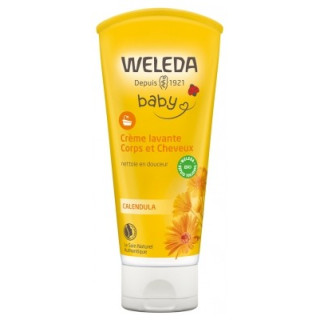 Crème Lavante Corps et Cheveux Calendula Weleda 200ml