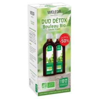 Duo Détox Jus de Bouleau Bio Weleda