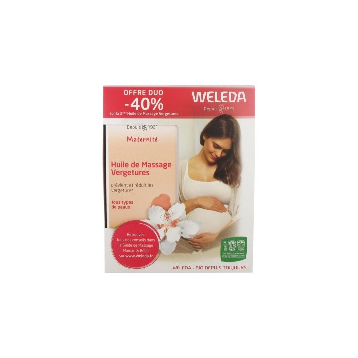 Weleda Maternité Huile de Massage Vergetures