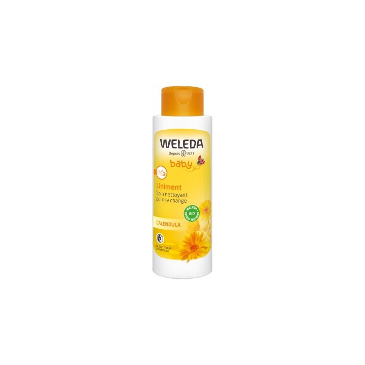 Liniment Calendula Weleda Baby 400 ml - Soin nettoyant biologique
