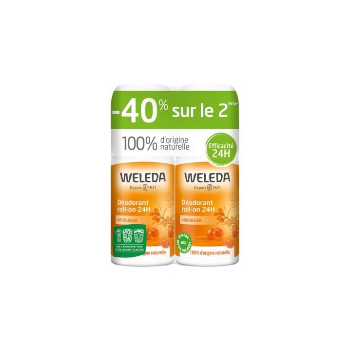 Déodorant Argousier Roll-on 24H Weleda