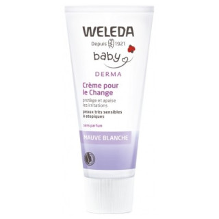 Crème pour le Change à la Mauve Blanche Weleda Bébé Derma