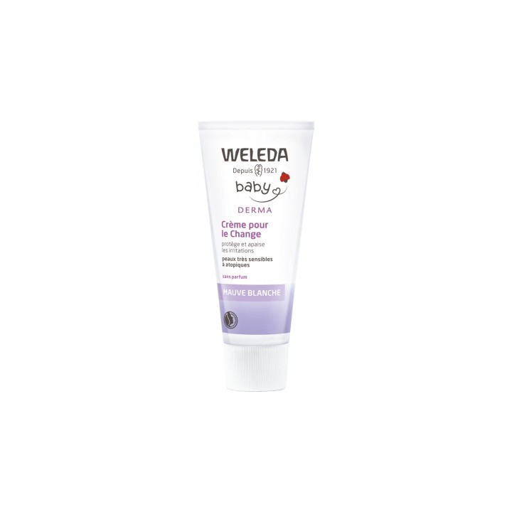 Crème pour le Change à la Mauve Blanche Weleda Bébé Derma
