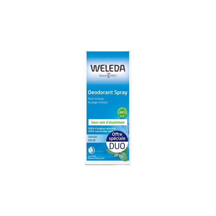 Déodorant Spray à la Sauge de Weleda - Protection naturelle