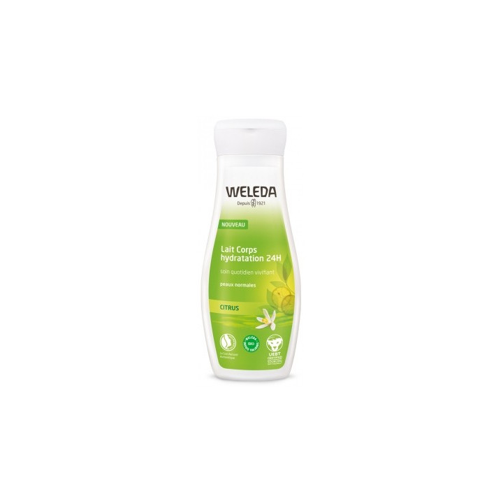 Lait Corps Hydratation 24H au Citrus Weleda