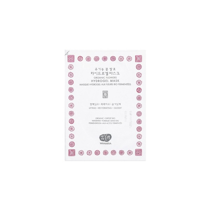 Masque Hydrogel aux Fleurs Bio Fermentées Whamisa