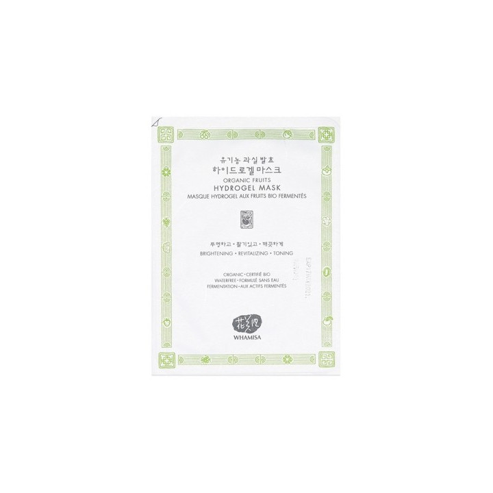 Masque Hydrogel aux Fruits Bio Fermentés Whamisa