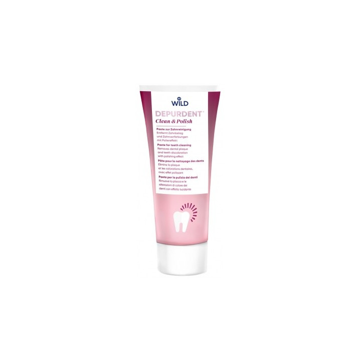 Pâte pour le nettoyage des dents Wild Depurdent Clean & Polish