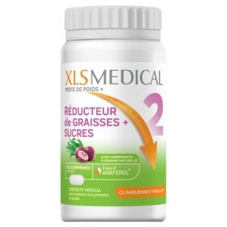 XLS Medical Réducteur de Graisses + Sucres - Perte de poids naturelle